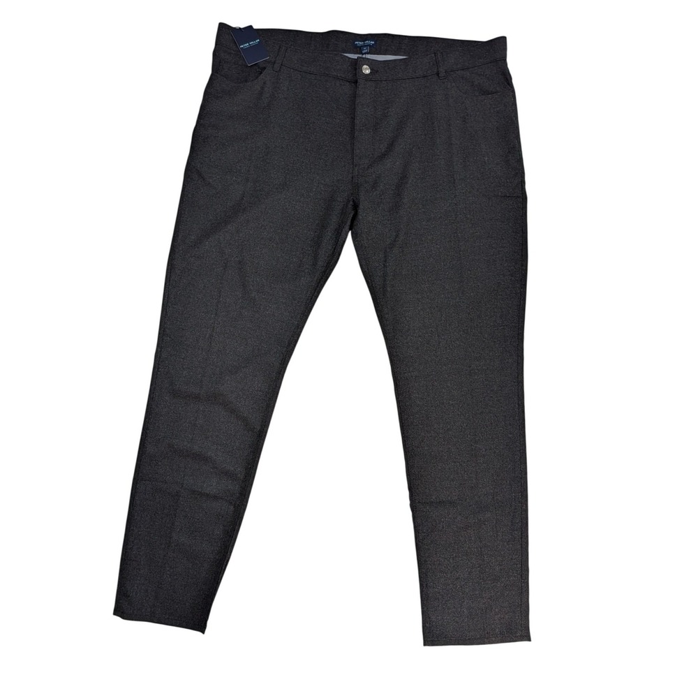 NWT Peter Millar Crown Crafted Alpine Wool Pants Mens 44 Charcoal MF25XB65